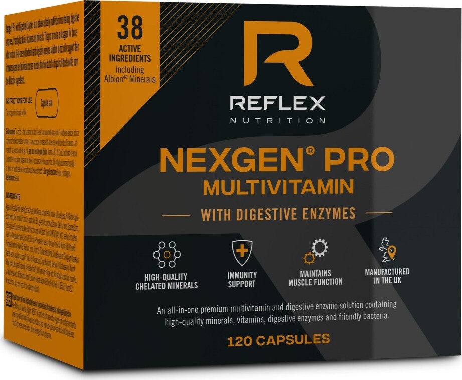 Reflex Nexgen PRO with Digestive Enzymes 120 cps