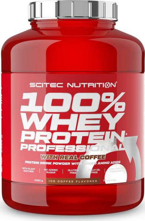 Scitec Nutrition 100% WP Professional 2350g ice coffee with real coffee