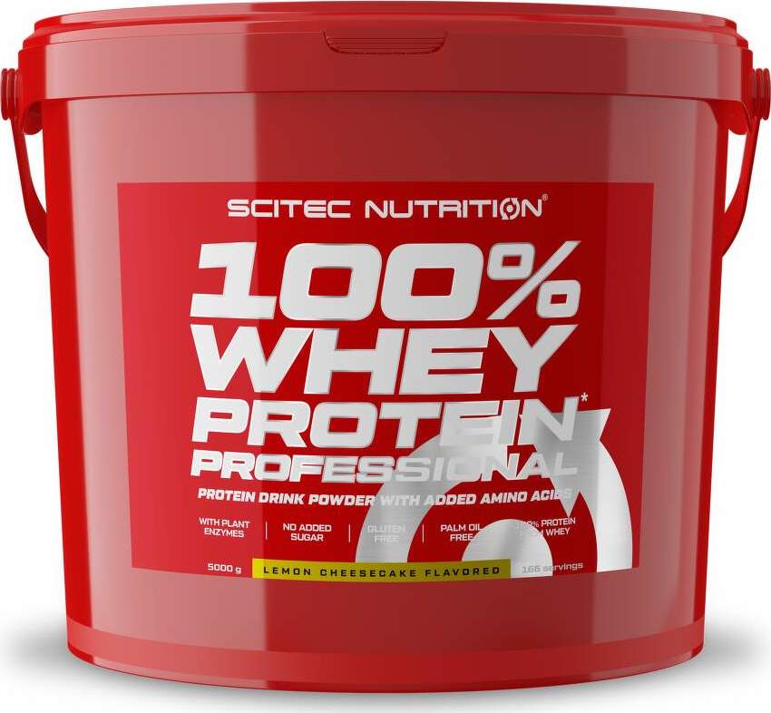 Scitec Nutrition 100% WP Professional 5000g citronový cheesecake