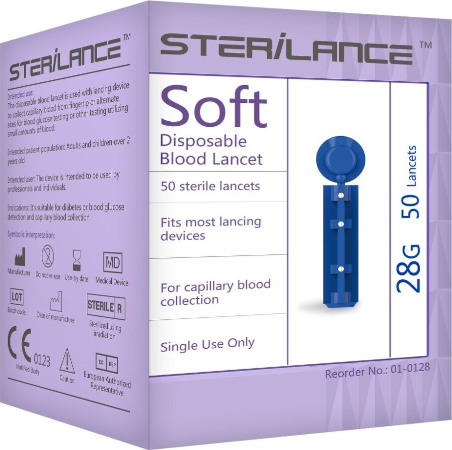 Sterilance lancety 28G 50ks