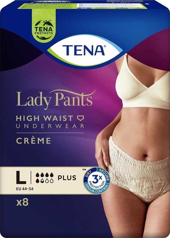 Tena Lady Pants Plus Creme L 8 ks