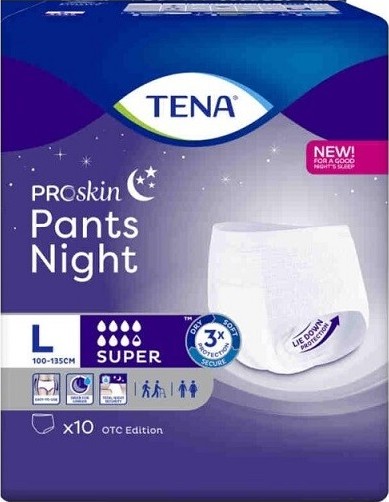 Tena Pants Night Super Large 793672 10 ks