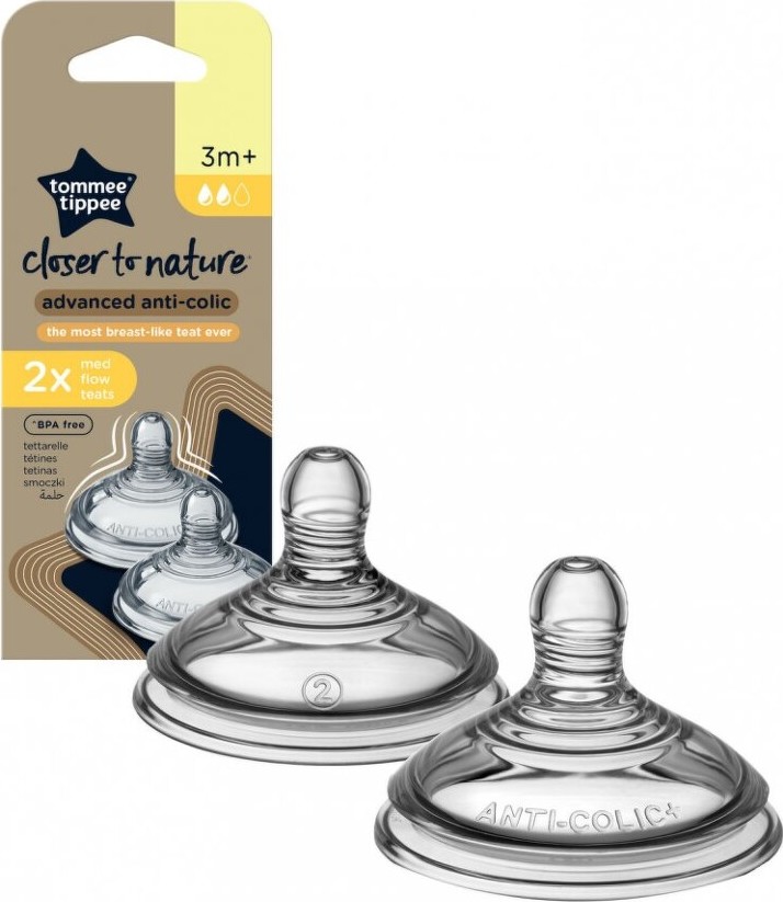 Tommee Tippee CTN Savička střední průtok 3m+ 2ks