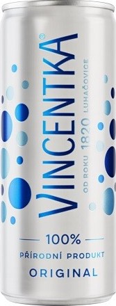 Vincentka přírodní 250ml plech