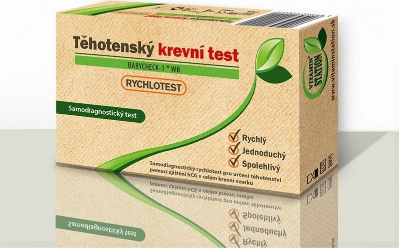 Vitamin Station Rychlotest Těhotenský krevní test