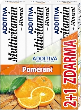 Additiva sada MM 2+1 Pomeranč 60 šumivých tablet