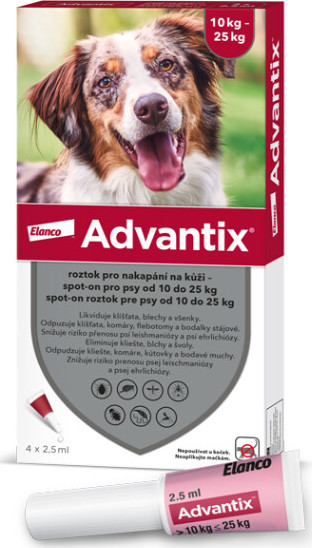 Advantix pro psy 10-25kg spot-on 1x2.5ml