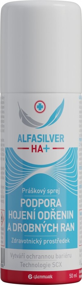 Alfasilver HA+ práškový sprej 50ml