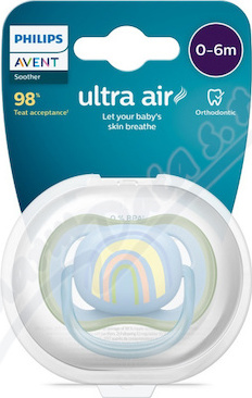 Avent SCF085/58 Dudlík Ultra Air slunce/duha modrá