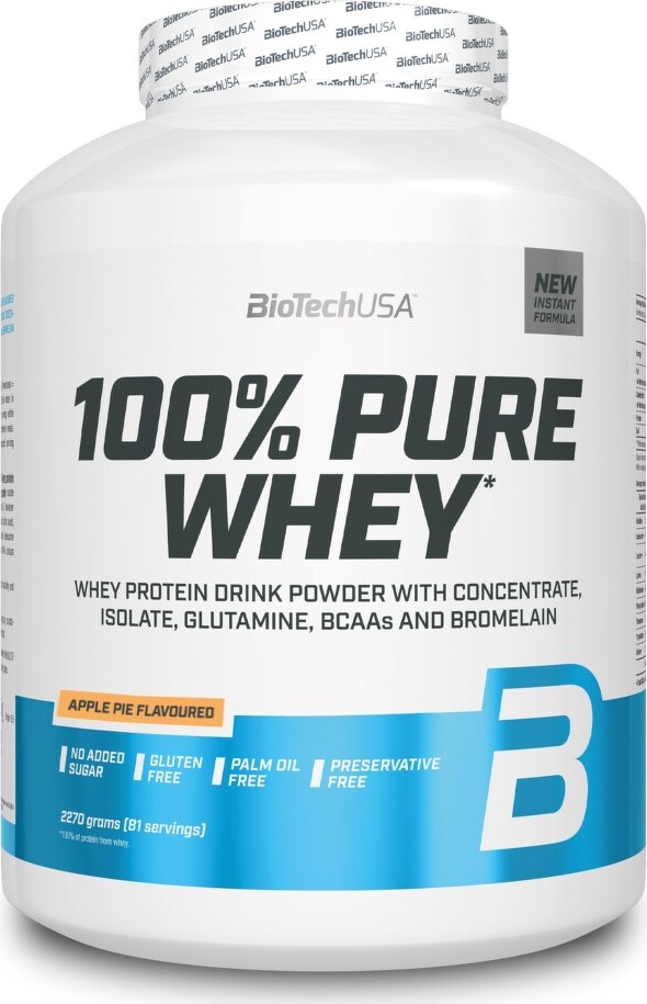 BioTech 100% Pure Whey 2270 g apple pie