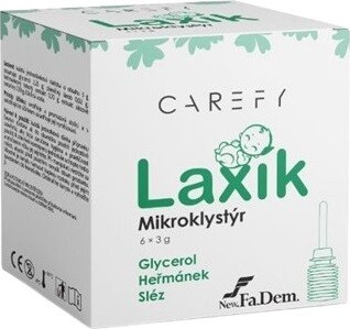 CAREFY Laxík mikroklystýr pro děti 3x3g