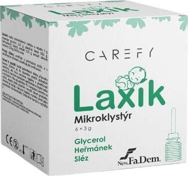 CAREFY Laxík mikroklystýr pro děti 6x3g