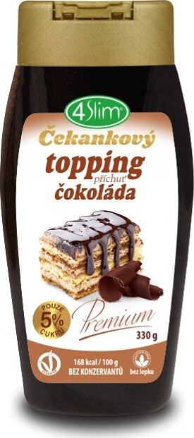 Čekankový topping příchuť čokoláda 330g