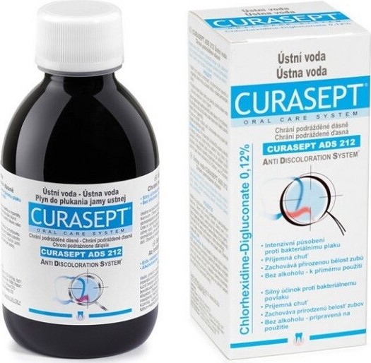 CURASEPT ADS 212 ústní voda 0.12%CHX 200ml