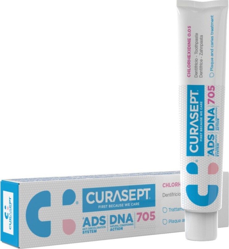 CURASEPT ADS DNA 705 Gelová zubní pasta 75ml