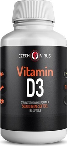 Czech Virus Vitamin D3 180 cps