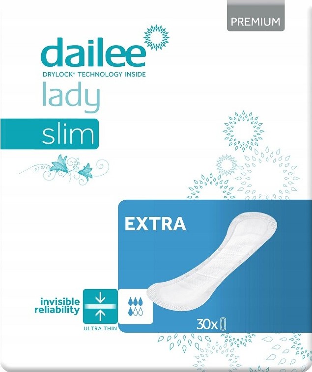 Dailee Lady Premium Slim EXTRA inkontinenční vložky pro ženy 30 ks