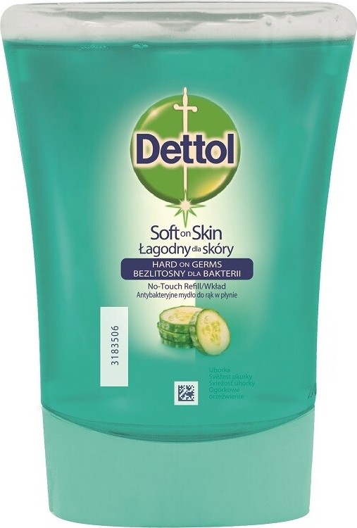 DETTOL Náplň do bezdot. dávkovače Svěžest Okurky 250 ml