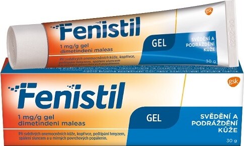 Fenistil gel 1mg/g při svědění pokožky 30G