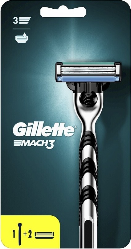 Gillette Mach3 holicí strojek+2 náhradní hlavice