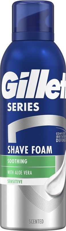 Gillette Series Sensitive pěna na holení pro citlivou pokožku 200ml