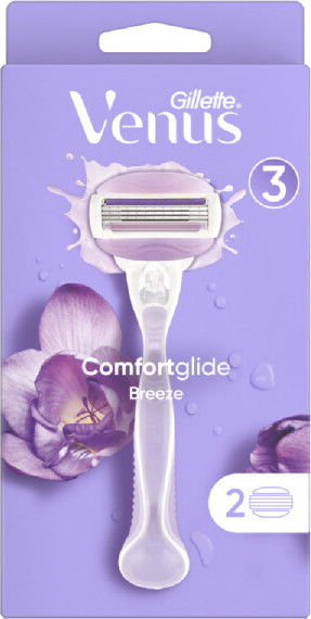 Gillette Venus3 Comfort Breeze dámský holicí strojek + 2 hlavice