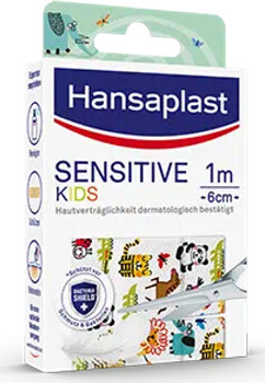 Hansaplast Sensitive Kids zvířátka náplast 1mx6cm