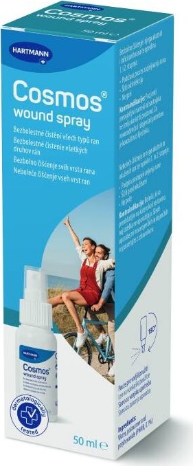 HARTMANN Cosmos wound spray bezbolestné čištění ran 50 ml