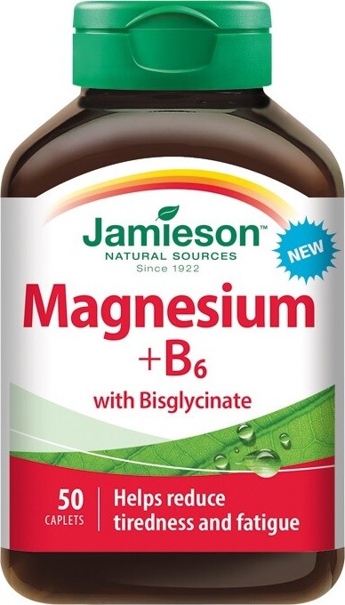 JAMIESON Hořčík+vitamín B6 s bisglycinátem tbl.50