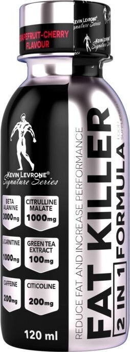 Kevin Levrone Fat Killer 2 in 1 Shot 120ml raspberry - citrus