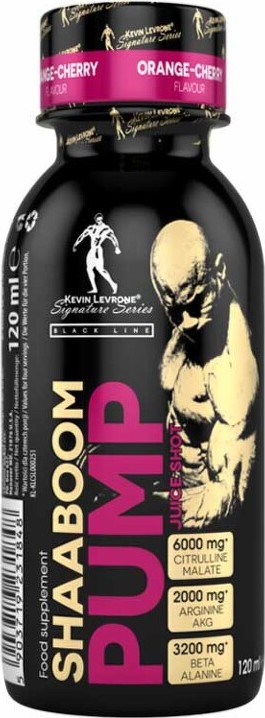 Kevin Levrone Shaaboom Pump Juice Shot orange cherry 120 ml