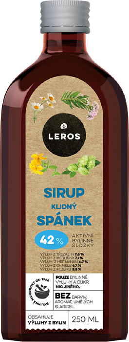 LEROS Sirup klidný spánek 250ml