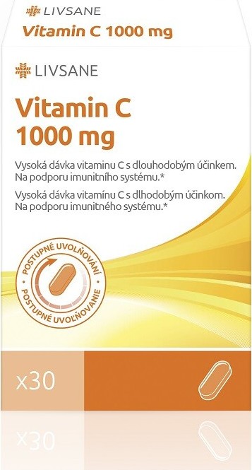 LIVSANE Vitamin C 1000mg tbl.30