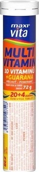 Maxi Vita Multivitamin + guarana 20+4 šumivých tablet