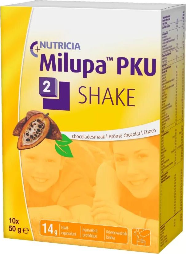 Milupa Pku 2 Shake Čokoláda por.plv.sol. 10 x 50 g