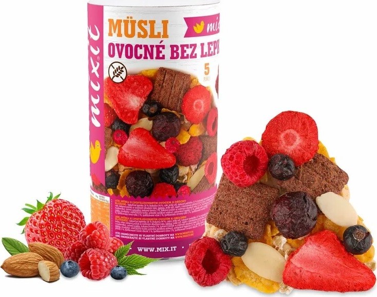 Mixit Ovocné musli bez lepku 290 g