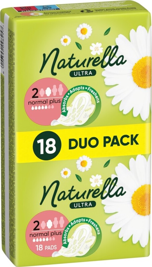 Naturella Ultra Normal Plus 2 vložky 18ks