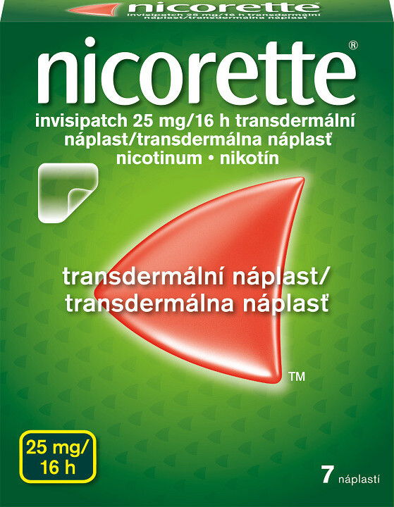 NICORETTE INVISIPATCH 25MG/16H transdermální náplasti 7 I