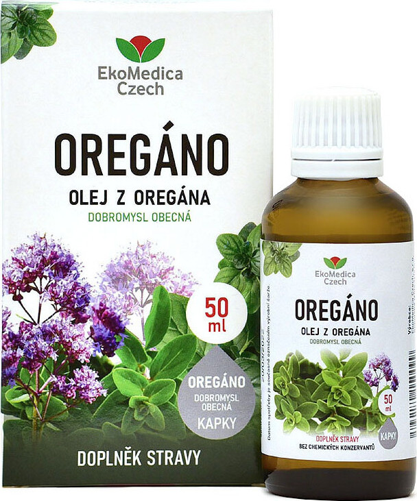 Oregáno Olej z oregána 50ml EKOMEDICA