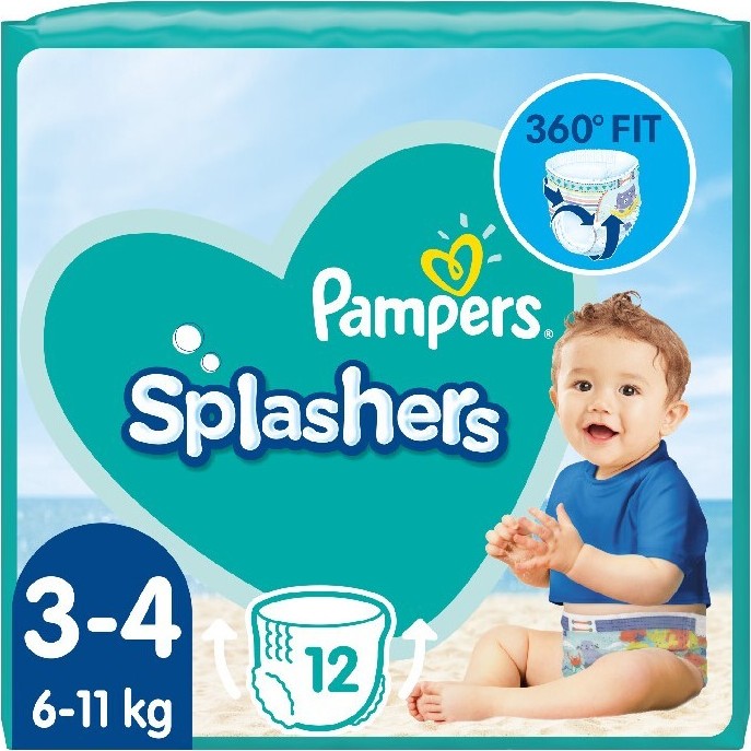 Pampers Splashers 3-4 plen.kalhot.6-11kg 12ks