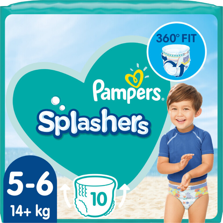 Pampers Splashers 5-6 plen.kalhot.14kg+ 10ks