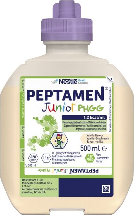 PEPTAMEN JUNIOR PHGG VANILKOVÁ PŘÍCHUŤ POR SOL 12X500ML