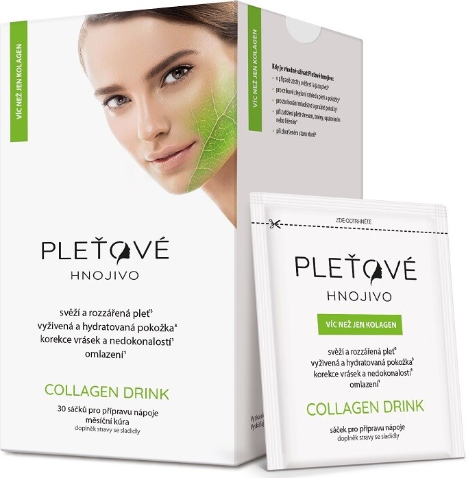 Pleťové hnojivo collagen drink 30x8g