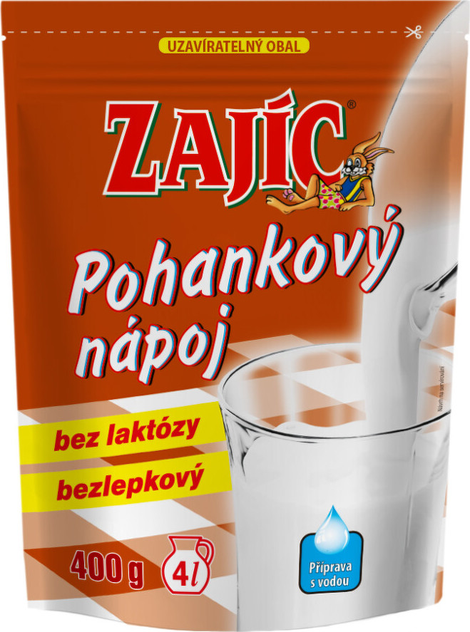 Pohankový nápoj Zajíc sáček 400g DOYPACK