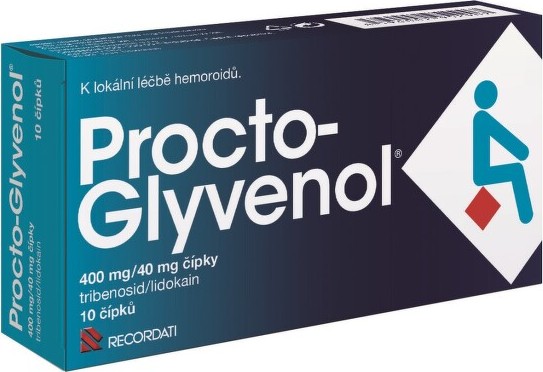 PROCTO-GLYVENOL 400MG/40MG SUP 10