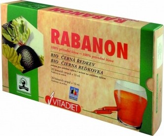 Rabanon Vitadiet 20x10ml extrakt z černé ředkve