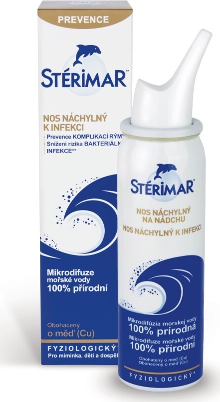 Stérimar s mědí - Cu Nos náchylný k infekci 50 ml