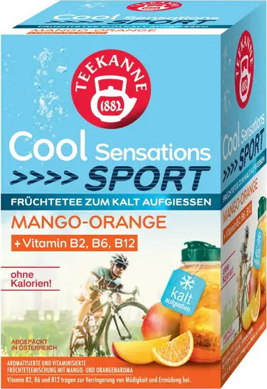 TEEKANNE CoolSensations Sport mango/pomeranč 18x2.5g