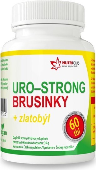 Uro-strong brusinky + zlatobýl tbl.60