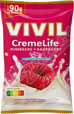 Vivil CremeLife malina bez cukru 90g